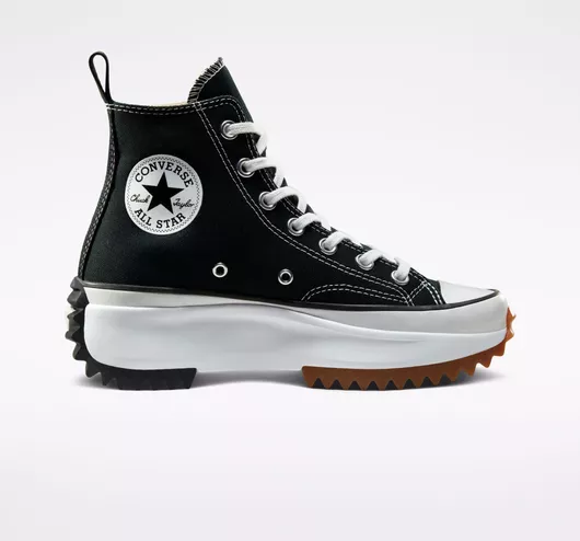 Converse Run Star Hike Hi Flatforms Μποτάκια Black / White / Gum
