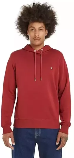 Calvin Klein Φούτερ με Κουκούλα ΚΟΚΚΙΝΟ