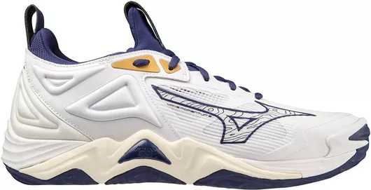 Mizuno Wave Momentum 3 Ανδρικά Αθλητικά Παπούτσια Βόλεϊ White / Blue Ribbon / Mp Gold