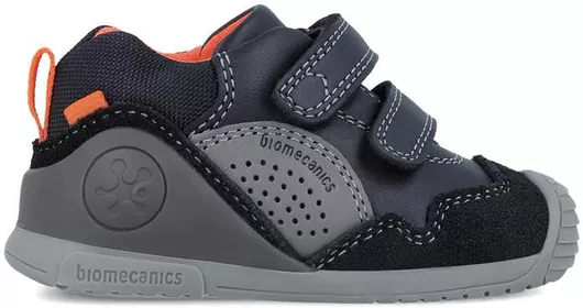 Biomecanics Παιδικά Μποτάκια με Σκρατς Μαύρο