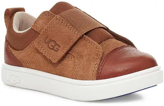 Ugg Australia Παιδικά Sneakers Rennon Low με Σκρατς Καφέ