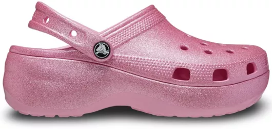 Crocs Classic Platform Glitter Clog Women's Shoes