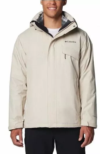 Columbia Bugaboo Iii Fleece 3 σε 1 Χειμωνιάτικο Μπουφάν Αδιάβροχο Μπεζ