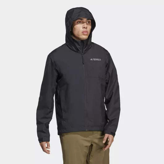 adidas Terrex Multi Rain.Rdy 2-Layer Αθλητικό Μπουφάν Αδιάβροχο Μαύρο