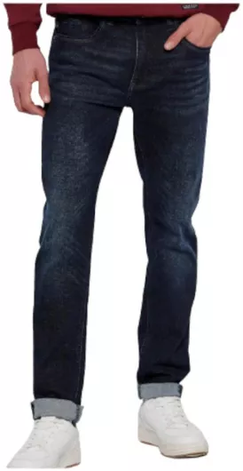 Funky Buddha Ανδρικό Παντελόνι Τζιν σε Slim Εφαρμογή DK Blue