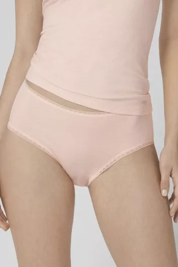 Sloggi Πακέτο 2 Τμχ Midi Organic Go Οργανικό Βαμβάκι Vanilla-pink