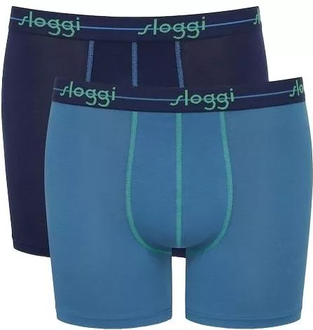 Sloggi Start Short Ανδρικά Μποξεράκια Σκούρο Μπλε - Ραφ 2Pack