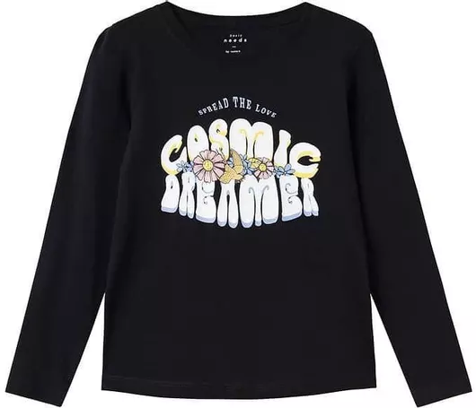 Name It Παιδική Μπλούζα Μακρυμάνικη Μαύρο