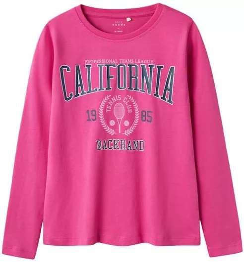 Name It Παιδική Μπλούζα Μακρυμάνικη Φούξια