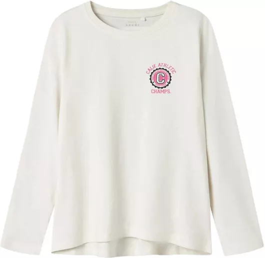 Name It Παιδική Μπλούζα Μακρυμάνικη ΛΕΥΚΟ