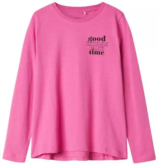 Name It Παιδική Μπλούζα Μακρυμάνικη Φούξια