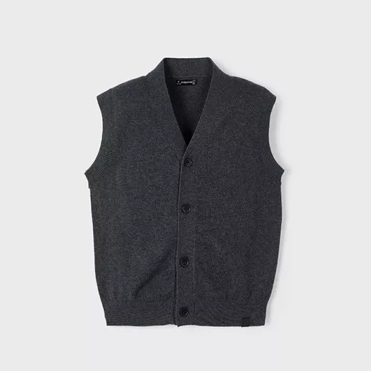 Mayoral Παιδικό Γιλέκο Πλεκτό Γκρι Σκούρο