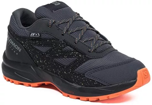 Salomon Παιδικά Μποτάκια Πεζοπορίας Αδιάβροχα Μαύρο