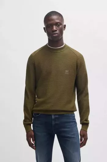 Hugo Boss Πουλόβερ Πράσινο