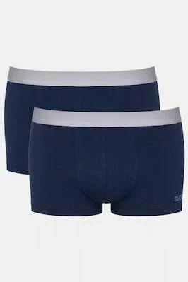 Sloggi Go Abc Ανδρικά Μποξεράκια Γκρι-σκ.μπλέ 2Pack