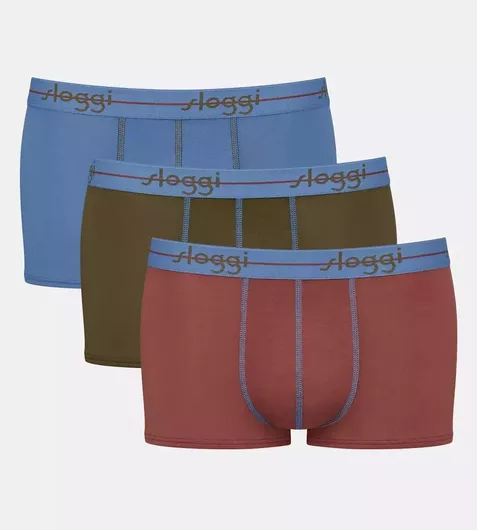 Sloggi Start Hipster Ανδρικά Μποξεράκια Κόκκινο 3Pack