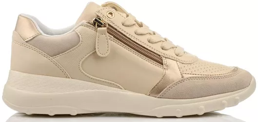 Geox D Alleniee Γυναικεία Sneakers Μπεζ