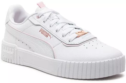 Puma Carina Flatforms White / Whisp Of Pink / Rose Gold