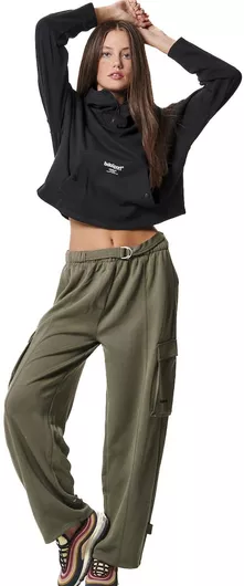 Body Action Παντελόνι Φόρμας Πράσινο