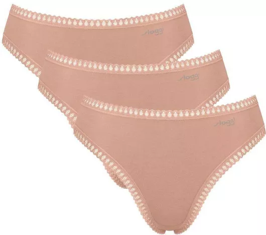 Βαμβακερά Γυναικεία Slip 3τμχ Σοκολατί