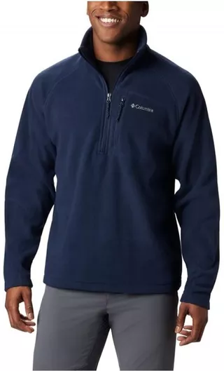 Ανδρική Μπλούζα Columbia Fast Trek III Half Zip Αθλητικό Μακρυμάνικο Μπλε