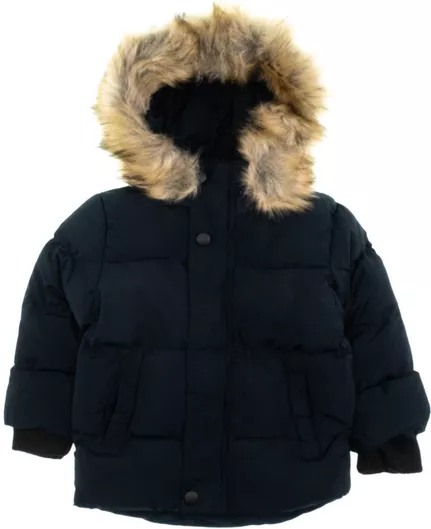 New Kids Παιδικό Casual Μπουφάν με Κουκούλα Navy Μπλε