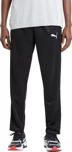 Puma Active Tricot Παντελόνι Φόρμας Γυαλιστερό με Λάστιχο Μαύρο