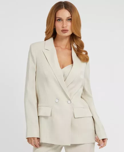 Guess Γυναικείο Σακάκι Λευκό