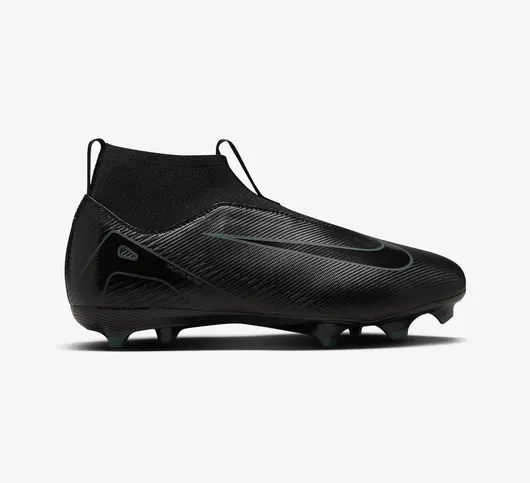 Nike Παιδικά Ποδοσφαιρικά Παπούτσια Zoom Mercurial Superfly 10 Academy Fg Mg με Τάπες και Καλτσάκι Χωρίς Κορδόνια Μαύρο