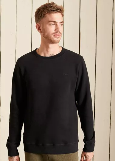 Superdry Φούτερ Μαύρο