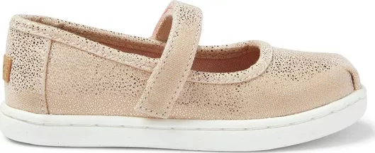 Toms Παιδικές Μπαλαρίνες με Σκρατς Υφασμάτινες Χρυσό Jane