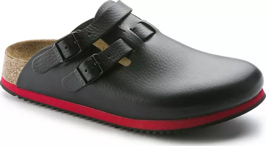 Birkenstock Kay SL Professional Δερμάτινα Ανατομικά Σαμπό Μαύρο