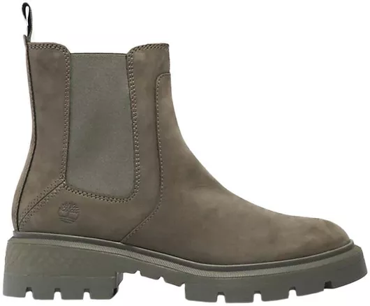 Timberland Cortina Valley Δερμάτινα Γυναικεία Chelsea Μποτάκια Χακί