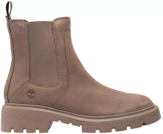 Timberland Cortina Valley Δερμάτινα Γυναικεία Chelsea Μποτάκια Μπεζ