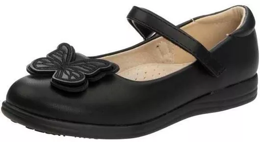 IQ Shoes Παιδικές Μπαλαρίνες με Σκρατς Μαύρο