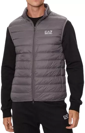 Emporio Armani Αμάνικο Μπουφάν Puffer Volcanic Glass