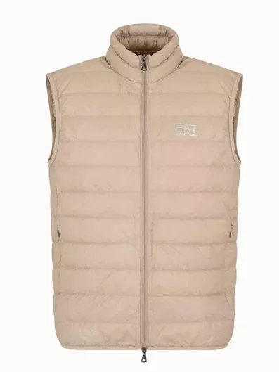 Αμάνικο Μπουφάν Μπεζ