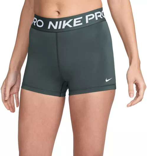 Nike Dri-Fit Training Γυναικείο Κολάν-Σορτς Vintage Green / White