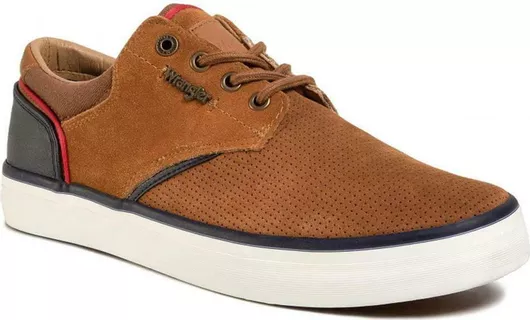 Wrangler Monument Suede Ανδρικά Casual Παπούτσια Καφέ