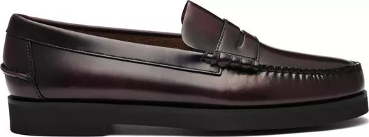 Sebago Dan Polaris Δερμάτινα Ανδρικά Loafers Μπορντό