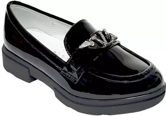 IQ Shoes Παιδικά Μοκασίνια Μαύρο