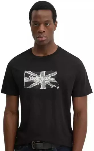 Pepe Jeans T-shirt Μαύρο