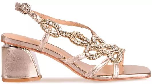 Alma en Pena Γυναικεία Πέδιλα Χρυσό