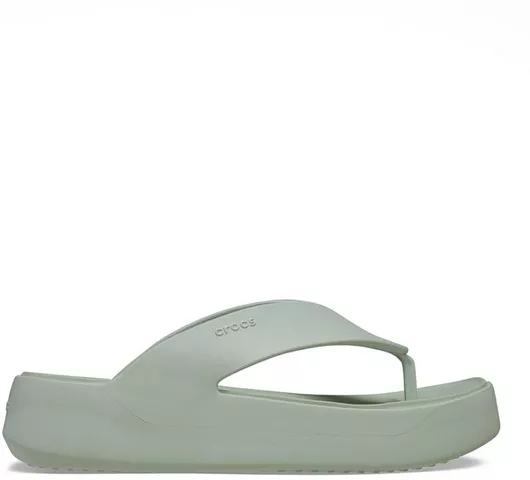 Crocs Σαγιονάρες με Πλατφόρμα Πράσινο