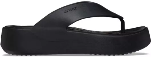 Crocs Σαγιονάρες με Πλατφόρμα Μαύρο