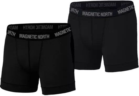 Magnetic North Ανδρικά Μποξεράκια Μαύρο 2Pack