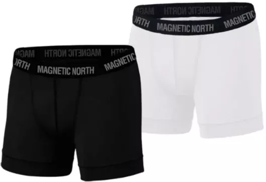 Magnetic North Ανδρικά Μποξεράκια Μαύρο / Λευκό 2Pack