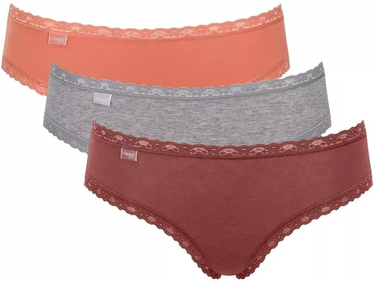 Sloggi 24/7 Weekend Hipster Γυναικεία Slip 3Pack Πολύχρωμο