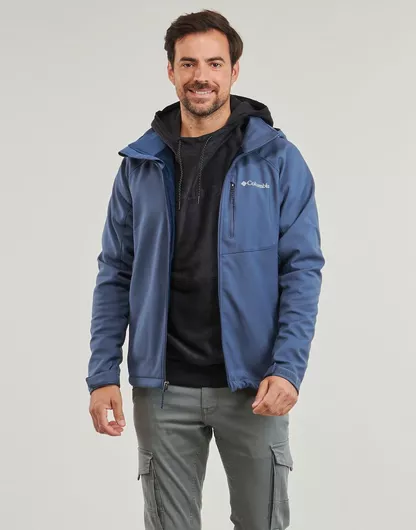 Columbia Cascade Ridge Iii Χειμωνιάτικο Μπουφάν Softshell Αδιάβροχο και Αντιανεμικό Μπλε
