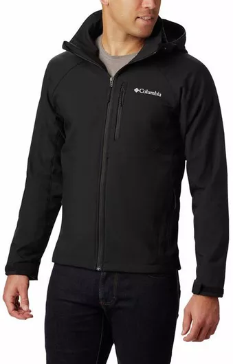 Columbia Χειμωνιάτικο Μπουφάν Softshell Αδιάβροχο και Αντιανεμικό Μαύρο